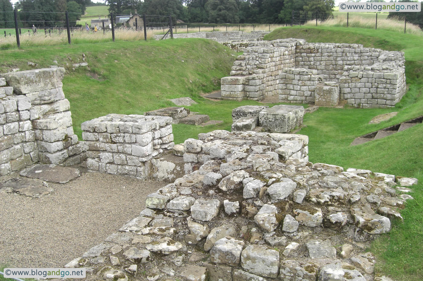 Hadrian's Wall Path - The Main East Gate, (inside) Chesters Roman Fort